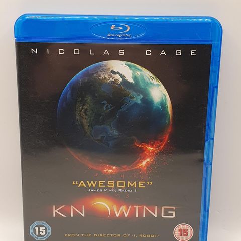 Knowing. Blu-ray