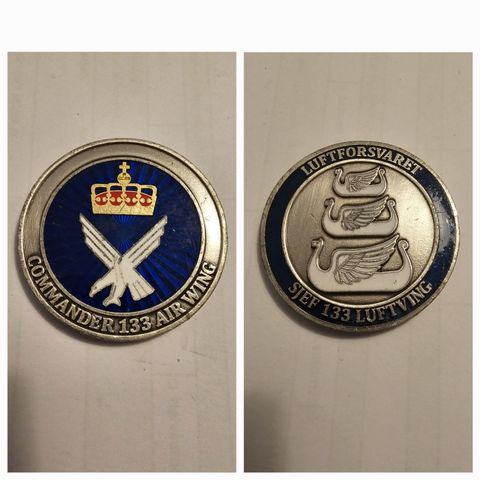 Challenge coin luftforsvaret.