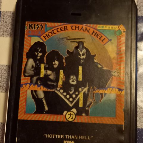 Kiss 8 spors kassetter / Stereo 8 / 8 track