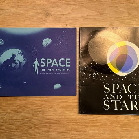 SPACE , the new frontier:  NASA publikasjon fra 1962  i mint condition !