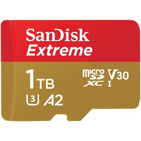 SanDisk Extreme microSDXC Class 10 UHS-I U3 V30 A2 190/130MB/s 1TB