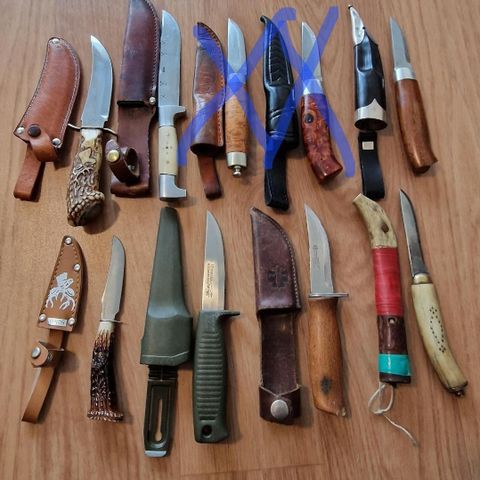 Gammel fine kniver til salgs
