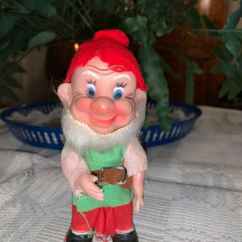 Figur nisse dverg jul retro vintage