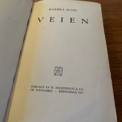 Veien av Barbra Ring, Kristiania 1917