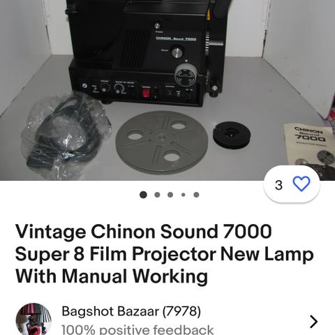 CHINON sound 7000 8mm vintage