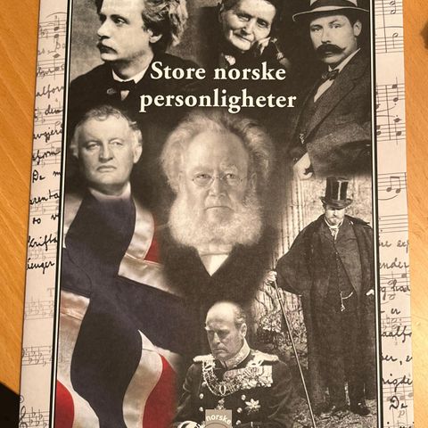 STORE NORSKE PERSONLIGHETER - Samlefolder postfriske frimerker