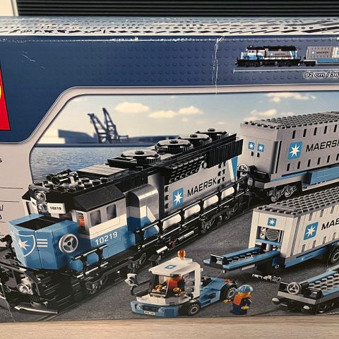 LEGO 10219: Maersk Train fra 2011 - aldri bygd