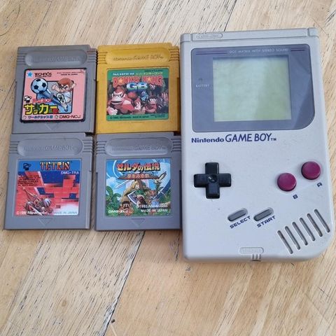 Nintendo Game Boy med 4 spill