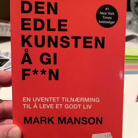 Den edle kunsten å gi faen Mark Manson