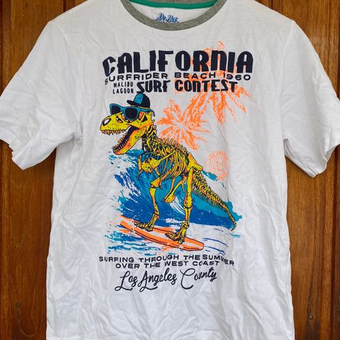 Tøff bomull tSkjorte med California surf print