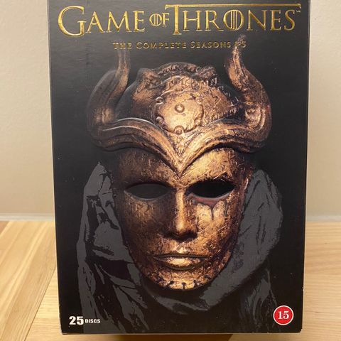 Game of thrones sesong 1-5 DVD