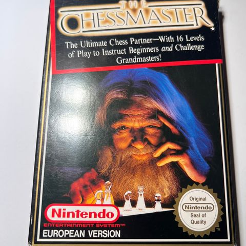 Chessmaster komplett, til Nintendo Nes