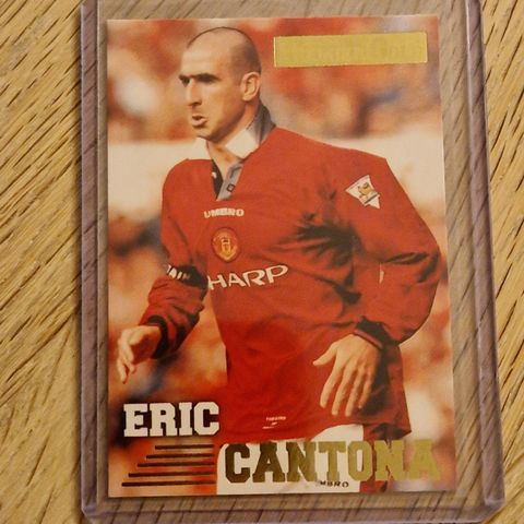 Eric Cantona 083 Merlin's Premier Gold 1996-97