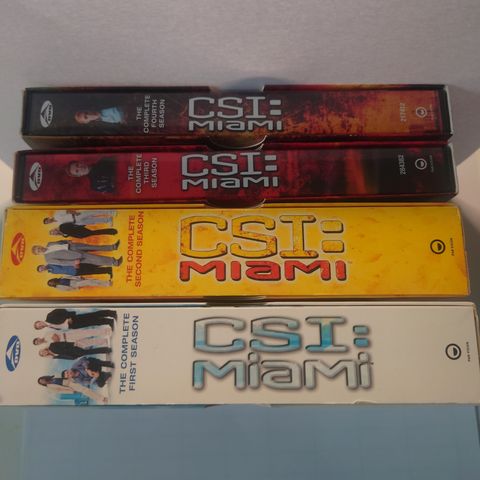 CSI Miami sesong 1-4 dvd