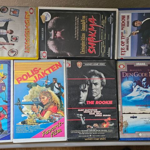 VHS big box -samling.