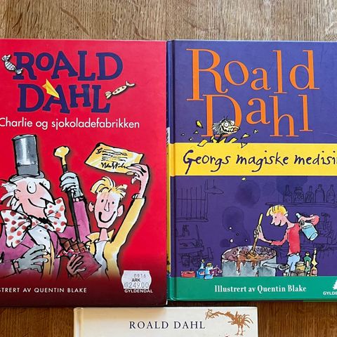 Bokpakke: Roald Dahl - Charlie og sjokoladefabrikken  og Georgs magiske medisin