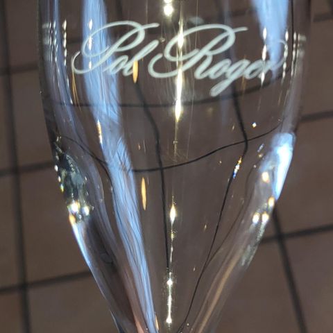 Champagneglass Pol Roger