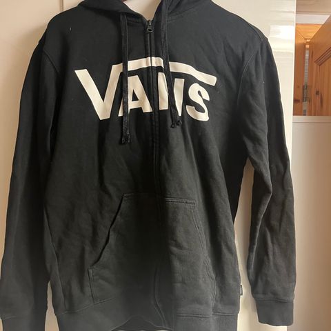 Vans hoodie small ( Off the wall ) svart