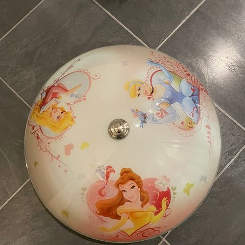 Disney prinsesse taklampe
