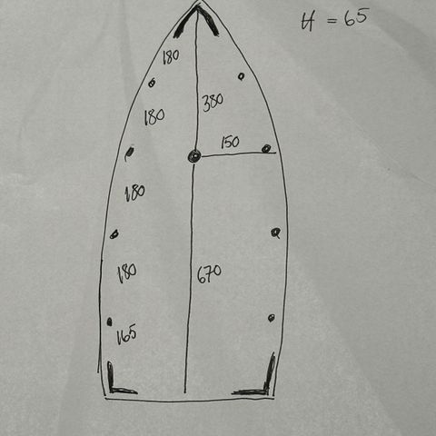 Norena Presenning og stativ til seilbåt 37 fot