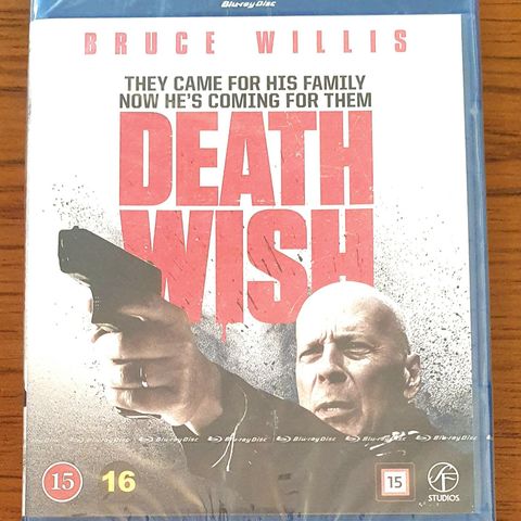 Death wish - Blu-ray (Ny i plast)