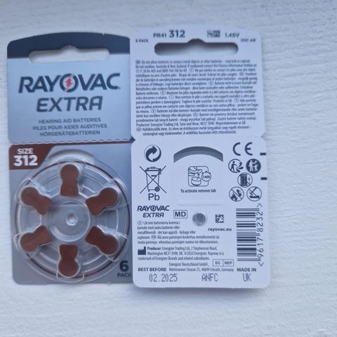 Rayovac Extra 312