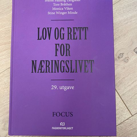 Lov og rett for næringslivet