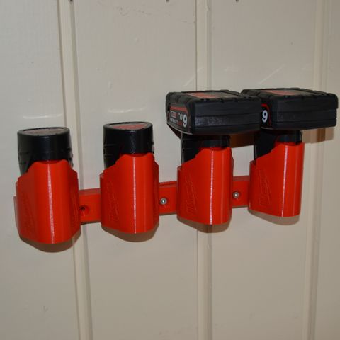 Milwaukee M12 batteriholder