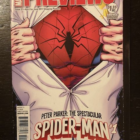 Marvel Previews (3rd Series) #21 VF ; Marvel comic book | Spider-Man