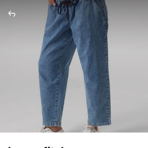 Gravidbukse - Loose fit jeans (ny!)
