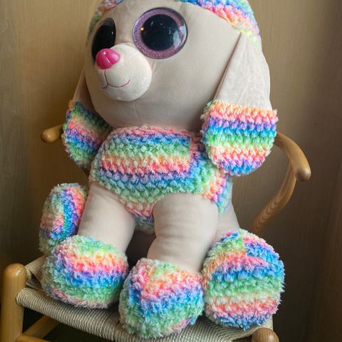 Ty Kosebamse 70 cm Rainbow