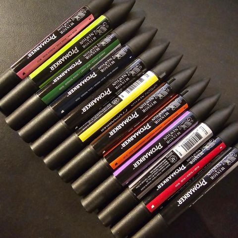 12 stk Promarker fra Winsor & Newton