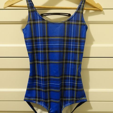 BlackMilk Clothing tartan bodysuit / badedrakt / body XXS