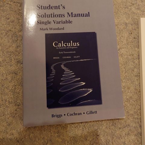 Calculus, student's solutions manual
