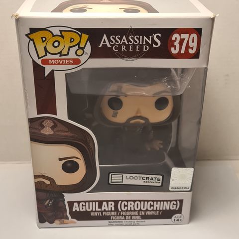 Funko Pop Assassin's Creed Aguilar Crouching 379 - Loot Crate Exclusive