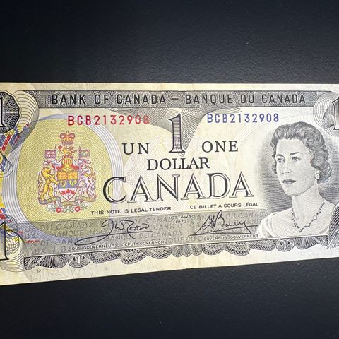 Canada One Dollar 1973 Meget Pen (531 AD)