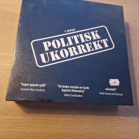 Politisk ukorrekt (uåpnet)