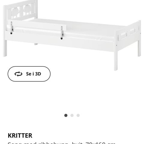 barneseng (IKEA Kritter) - ny pris!