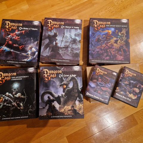 Dungeon Saga miniatyr- og brettspill/ rollespill fra Kings of War (Mantic)