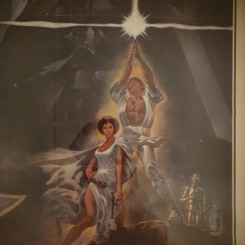 Star Wars Plakat i Bilderamme 1977 🤩1st come,1st gets!