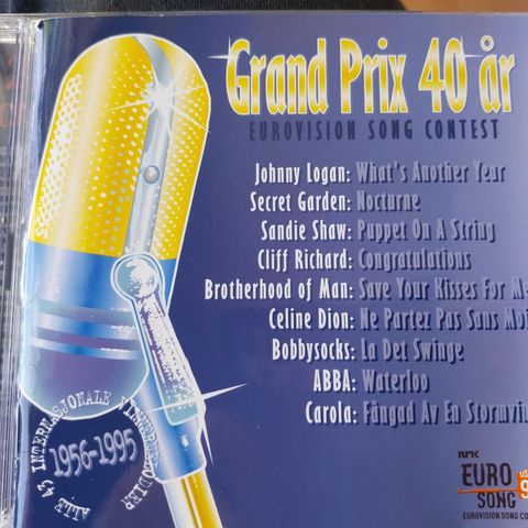 Grand Prix 40 år.2cd.carola.abba m.fl.1996.