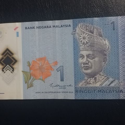 seddel fra Malaysia 1 ringgit / Bank Negara Polymer