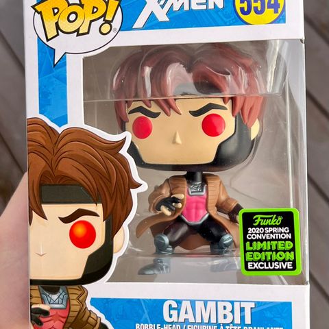 Funko Pop! Gambit with Bo-Staff [Spring Convention] | X-Men | Marvel (554)