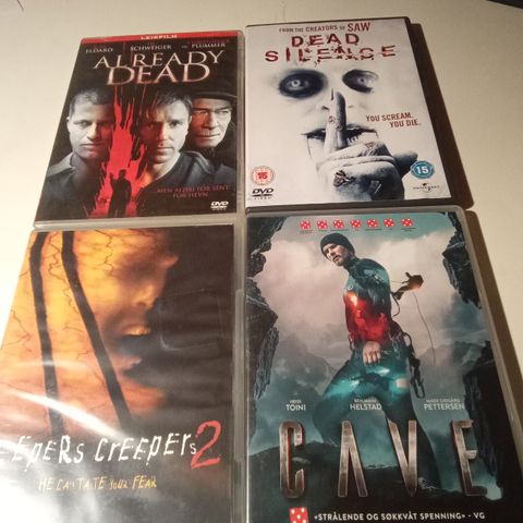 Jeepers Creepers 2 -C ave - Already Dead - Mission to Mars - Phantom of the Oper