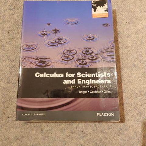 Calculus for scientists and engineers