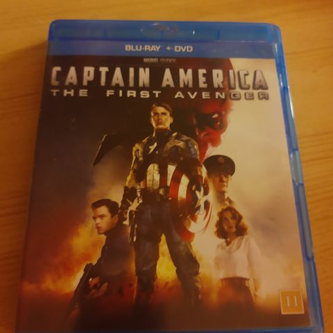 Captain America The first avenger, Blu ray og dvd, ripefri