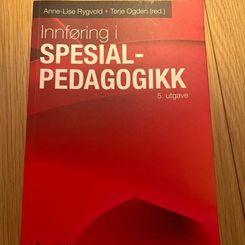 Innføring i SPESIALPEDAGOGIKK