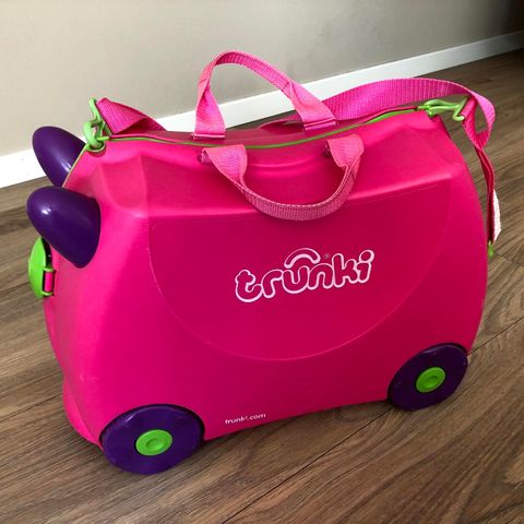 Trunki barnekoffert - rosa