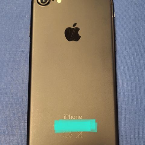 iPhone 7 baksiden av telefonen/rammen