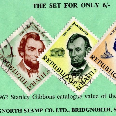 "An Outstanding Bargain" Frimerke åpningstilbud fra Bridgnorth Stamp Club 1963!